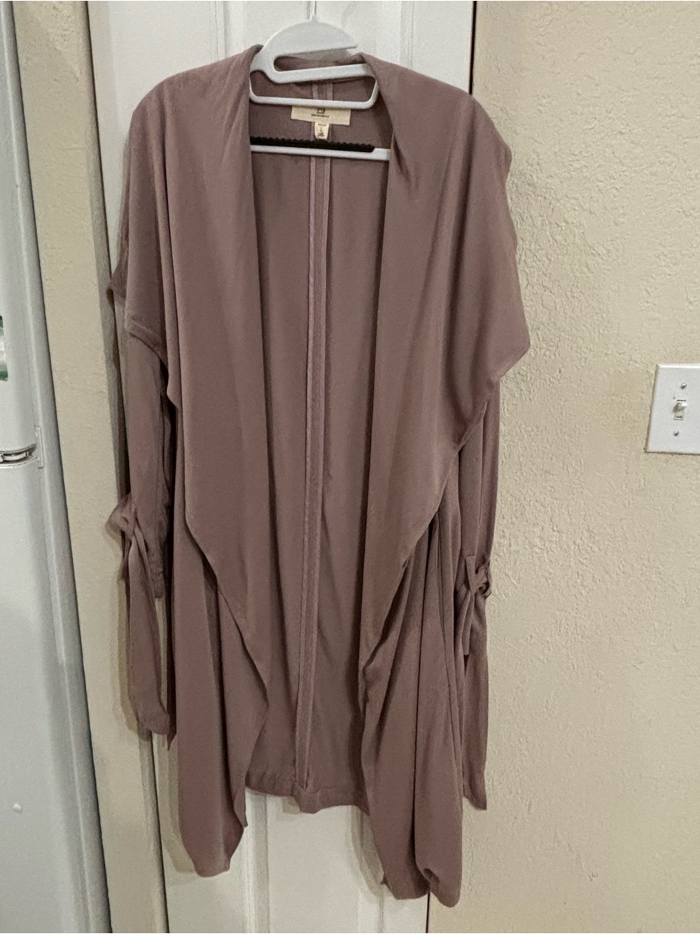 Thread & Supply Emrata Jacket Cardigan in Smoke Rose 100% cotton MSRP 102 - Picture 2 of 8